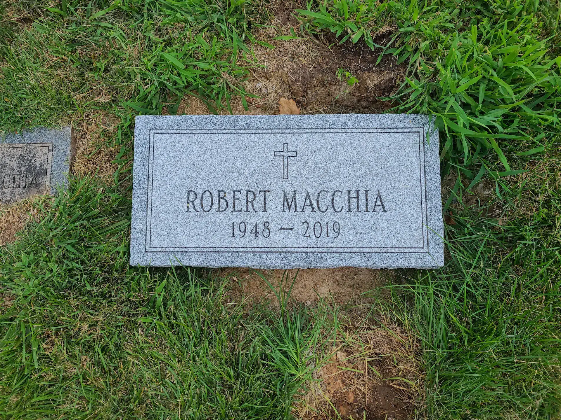 Granite Cemetery Marker hand-carved by NJ Cemetery Markers in NJ — image 2
