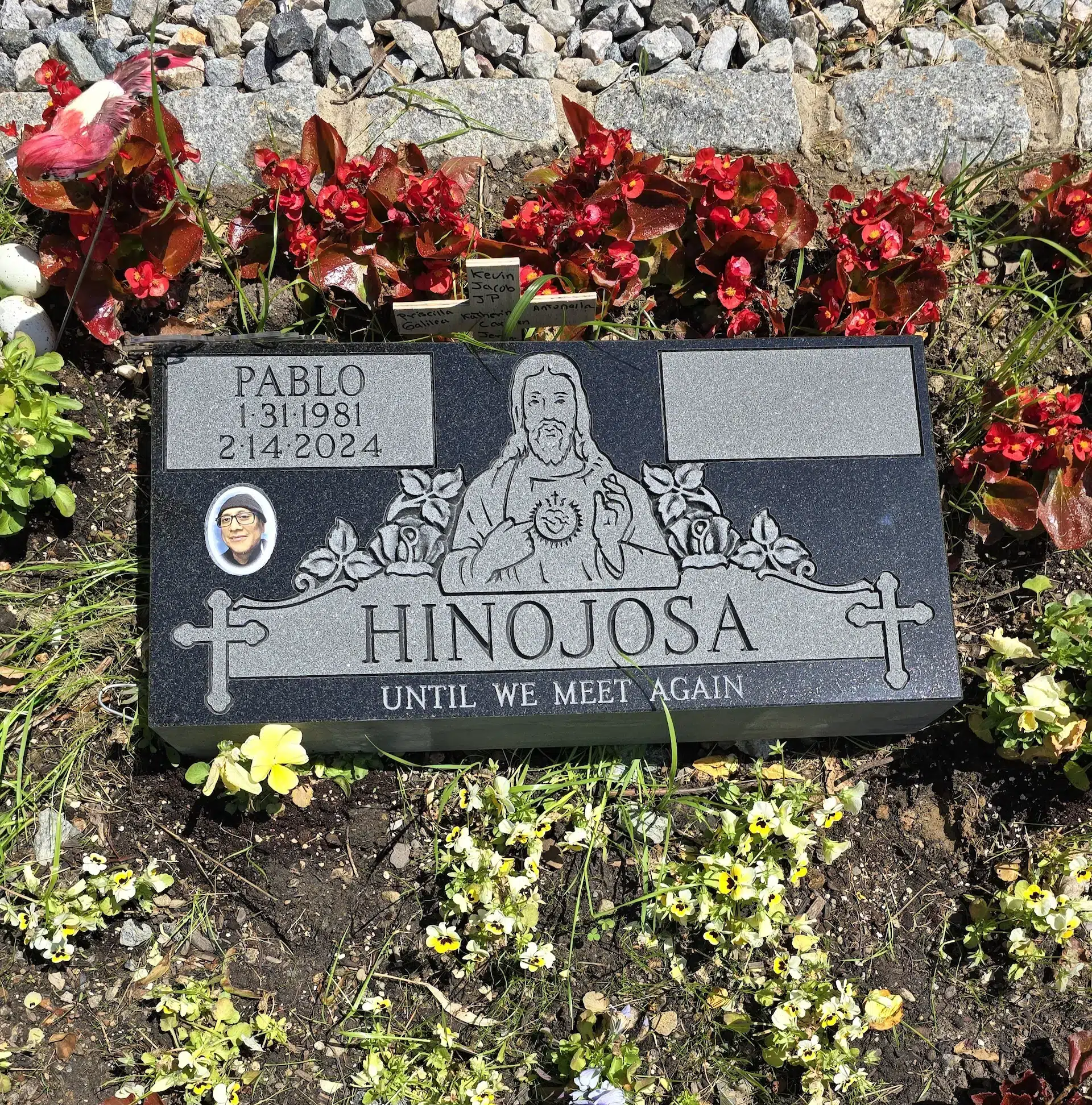Granite Cemetery Marker hand-carved by NJ Cemetery Markers in NJ — image 3