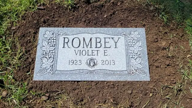 Granite Cemetery Marker hand-carved by NJ Cemetery Markers in NJ — image 4